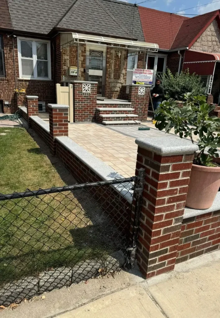 Retaining wall fix near me at Brooklyn, NY by Mason General Contracting Corp